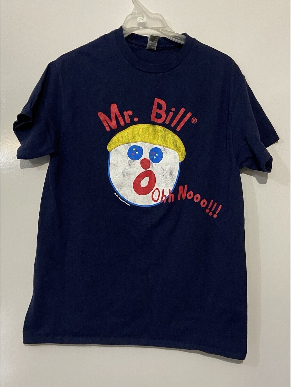 Mens GILDAN Blue Vintage 2008 Saturday Night The Mr. Bill Show T Shirt Sz M